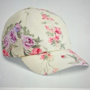 GAP x LoveShackFancy Floral Cream Cap NWOT